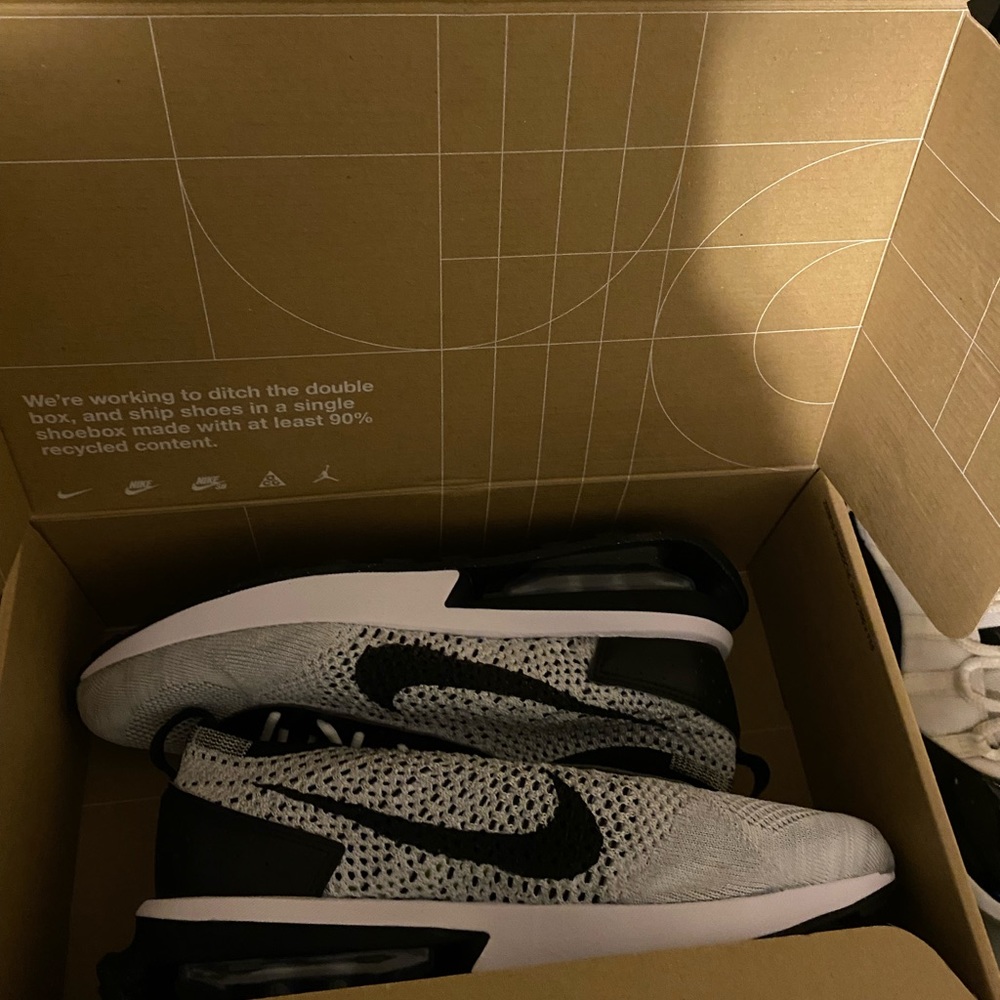 Size 8 and 8.5 - Nike Air Max Flyknit Racer Gray 2022